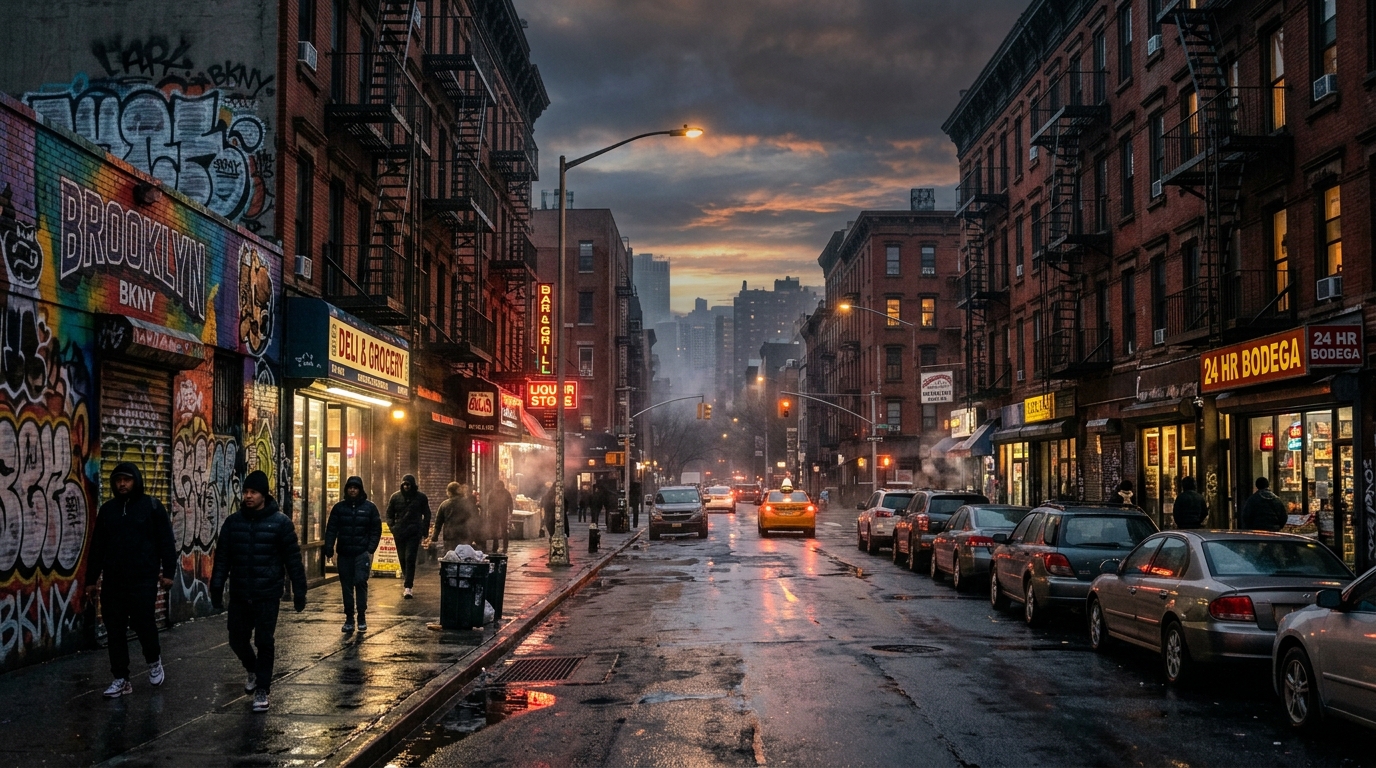 Rua do Brooklyn NYC Estilo Urbano